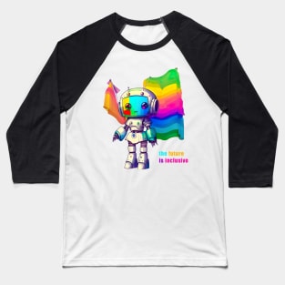 [AI Art] The Future Is Inclusive Baseball T-Shirt